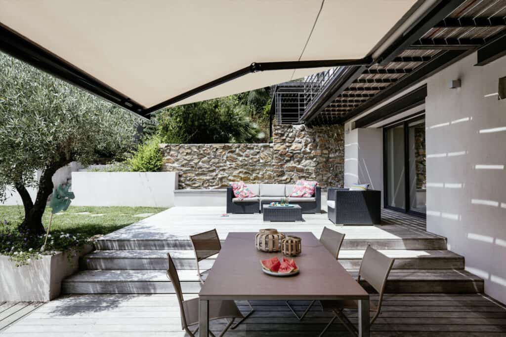 Outdoor Area Folding Awning